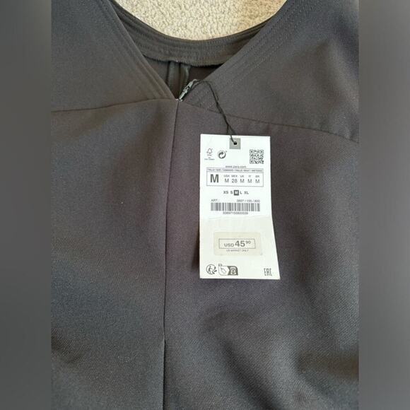 ZARA SIDE RUCHED TOP - SIZE M - BRAND NEW WITH TAG - Picture 4 of 12